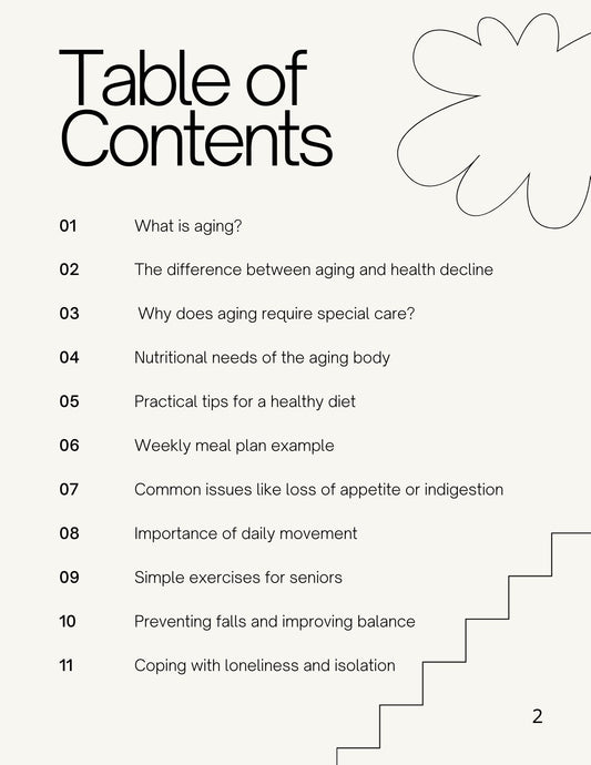 Elderly health care guide; Towards healthy and dignified aging