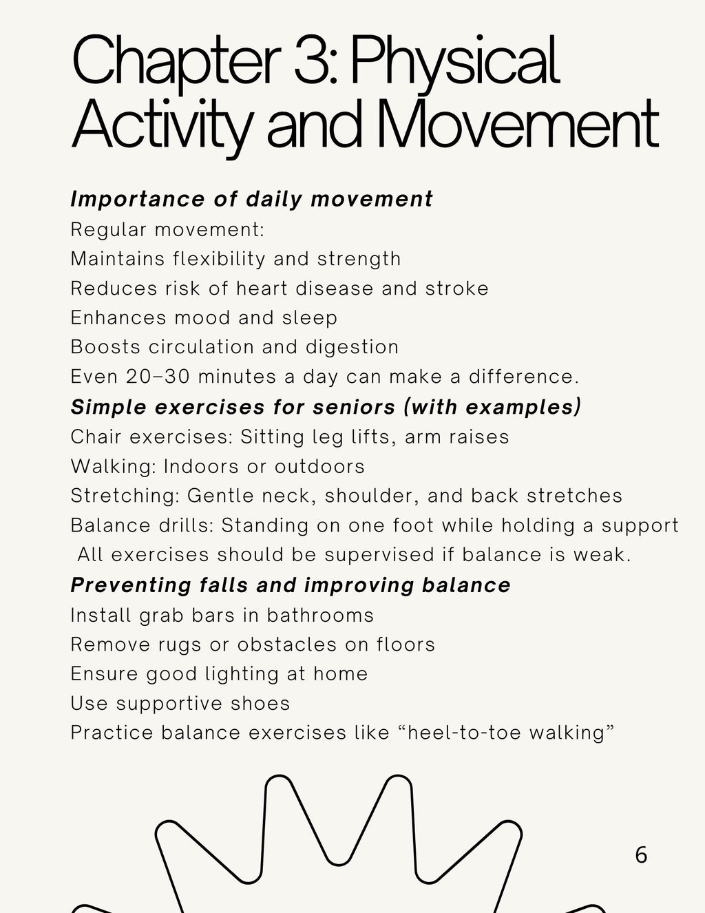 Elderly health care guide; Towards healthy and dignified aging